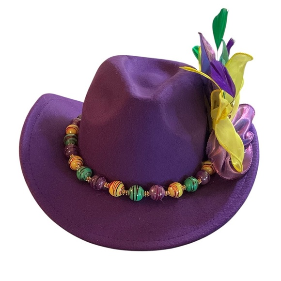 Mardi Gras Cowboy Hat main image 4